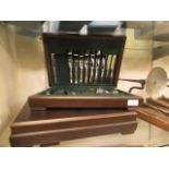 Two part cased sets of flatware