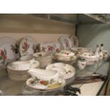 A collection of Royal Worcester Evesham table ware to include bowls, tureens, plates,