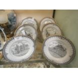 Six limited edition Decor Art plates of Solihull