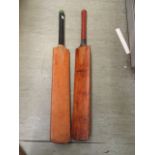 Two cricket bats