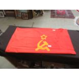 A Soviet Union flag