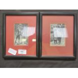 Two framed and glazed Cash's silks