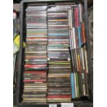 A tray of CDs by various artists