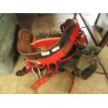 A used safety harness