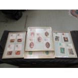 Four framed and glazed First Day covers