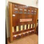 A mid-20th century cigarette vending machine