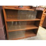 A set of glazed mid-20th century bookshelves