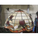 A Tiffany style table lamp (A/F)