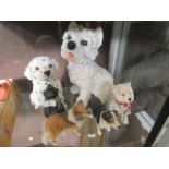 A selection of resin dogs