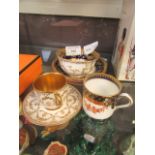 An Aynsley cup and saucer together with a Spode mug, a Royal Doulton cup and saucer,