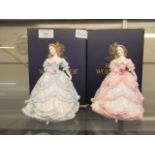 Two Royal Worcester figurines one of 'Nicola' the other 'Bridesmaid'