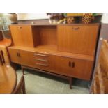 A mid-20th century teak high back sideboard by G-plan