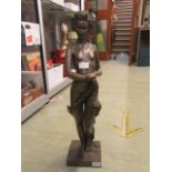 A moulded figure of young lady