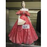 A Royal Worcester figurine 'Queen Elizabeth, The Queen Mother' limited edition no.