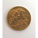 A George V half sovereign dated 1926