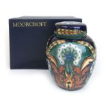A limited edition Moorcroft King Lear pattern ginger jar, h.