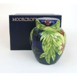 A limited edition Moorcroft Ophelia pattern ginger jar, h.