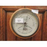 A 19th century barometer made by Dollond 'the shipwrecked fishermen and mariners royal benevolent