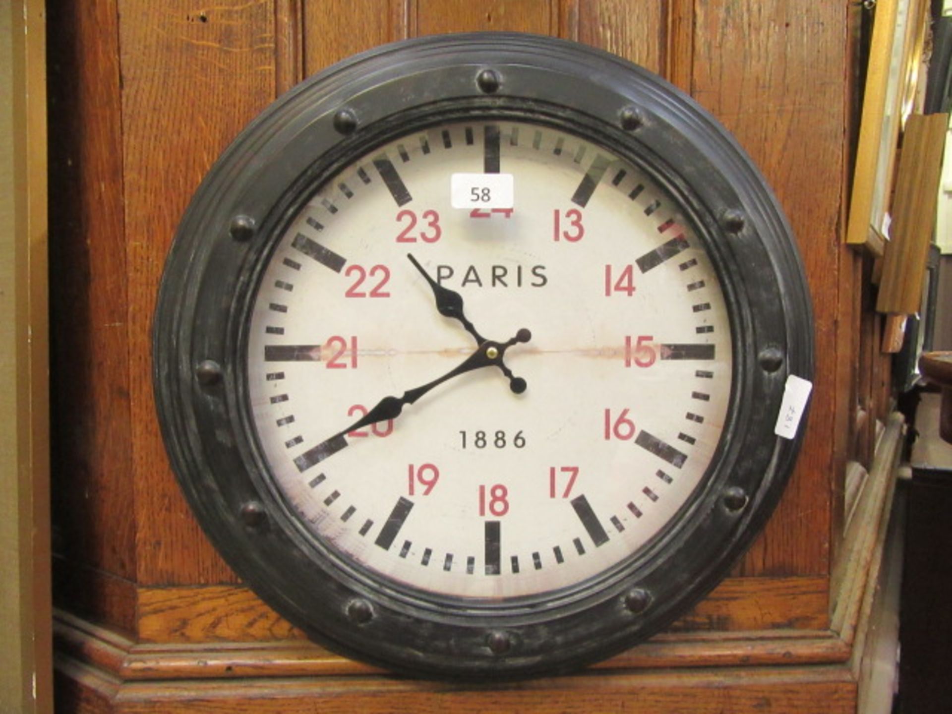 A modern station clock