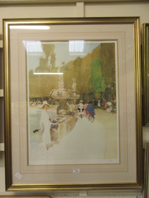 A large framed and glazed limited edition Russell Flint print no.