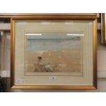 A framed and glazed Russell Flint print signed in pencil with blind stamp