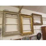 Three large gilt framed picture frames CONDITION REPORT: Sizes left to right as