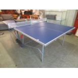 A Kettler Alding table tennis table