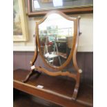 A 19th century mahogany skeleton mirror