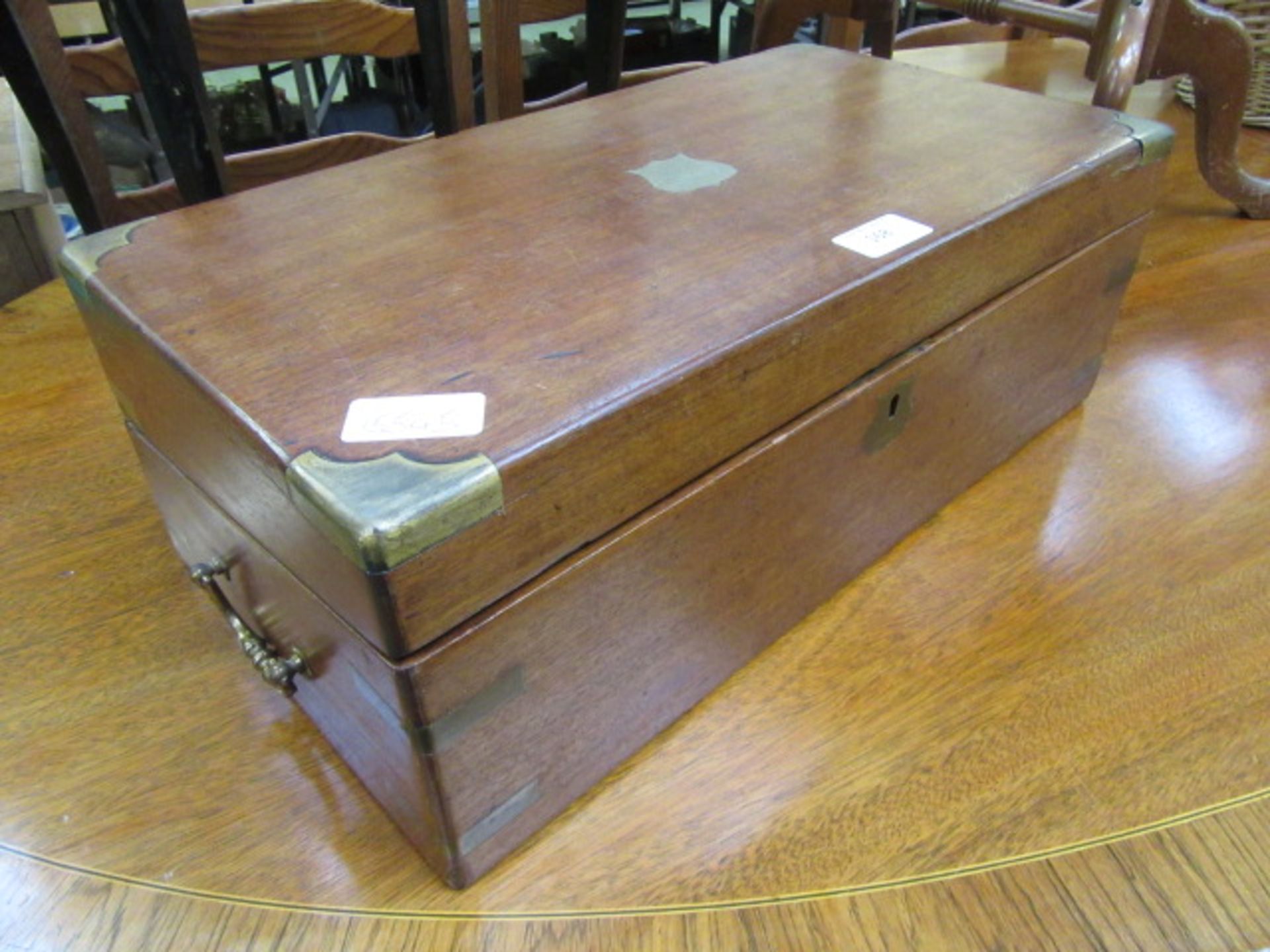 A Victorian mahogany writing slope