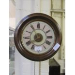 A drop dial wall clock
