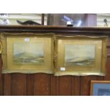 A pair of gilt framed and glazed landscape prints after Southey