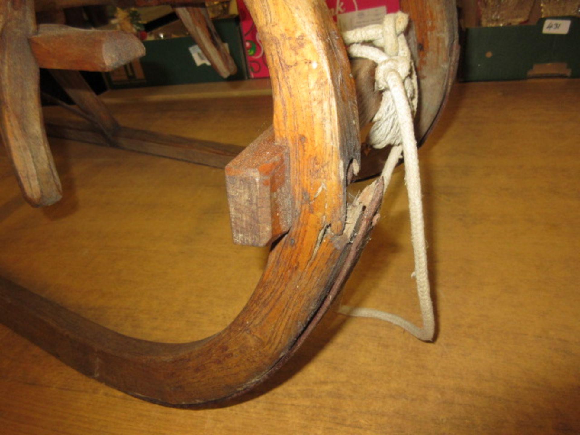 An early 20th century sledge CONDITION REPORT: Damage on right fron, - Image 2 of 10