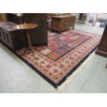 A large Bokhara garden carpet,