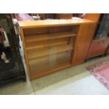 A mid 20th century oak bookcase