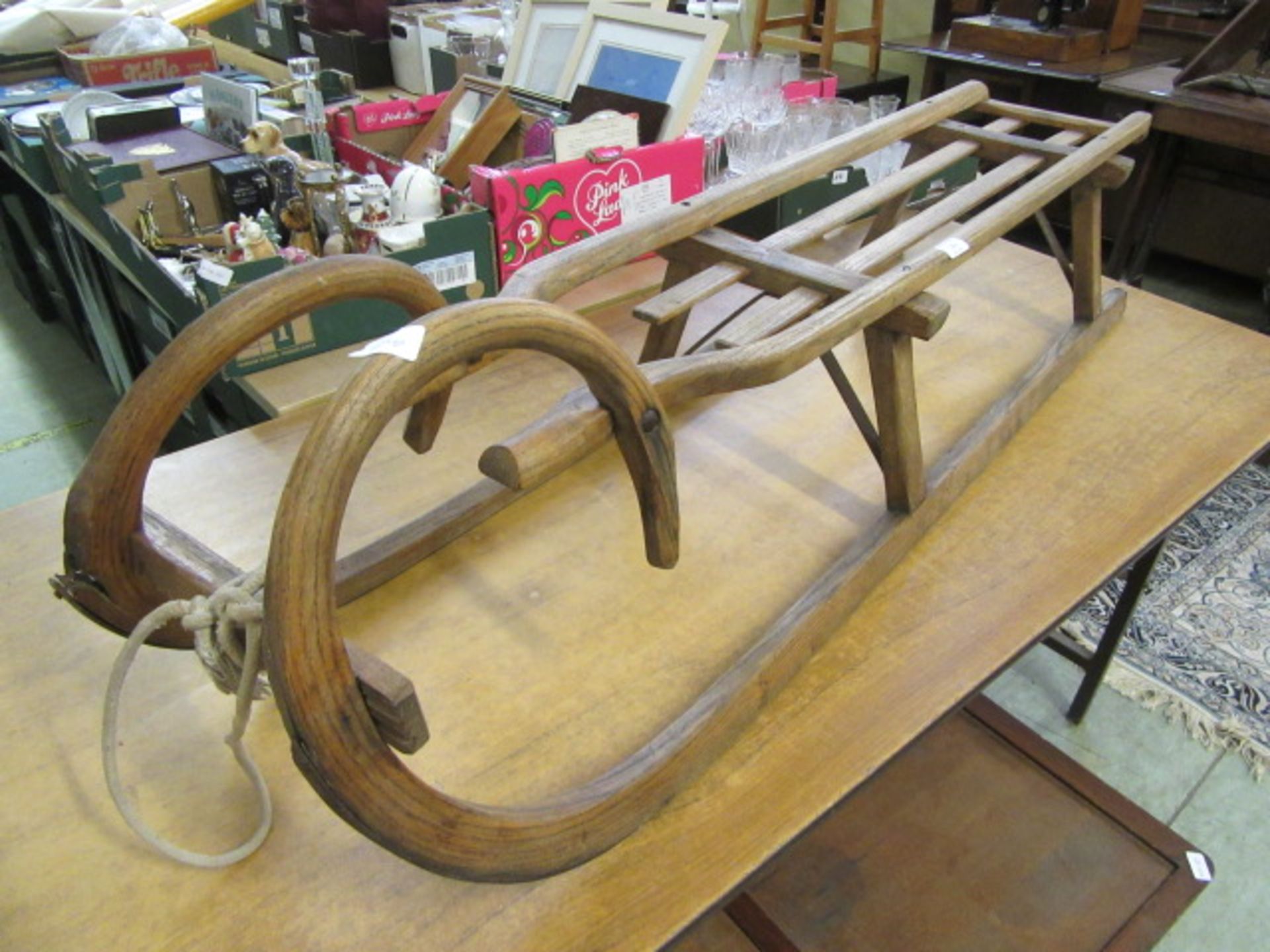 An early 20th century sledge CONDITION REPORT: Damage on right fron,