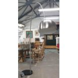 ARCO STYLE FLOOR LAMP, 227.5cm at tallest approx.