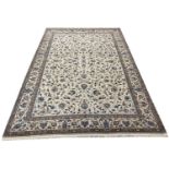 FINE PART SILK NAIN CARPET, 293cm x 202cm.