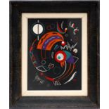 WASSILY KANDINSKY 'Comets', signed in the plate, lithograph in colours, 1938, printed by Mourlot