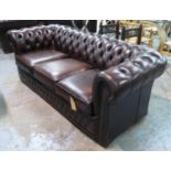 CHESTERFIELD STYLE SOFA, to match previous, 205cm W approx.