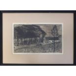 ATTRIBUTED TO RODERIC O'CONOR 'Landscape Shaken by the Wind in Pouldu, Brittany', drypoint