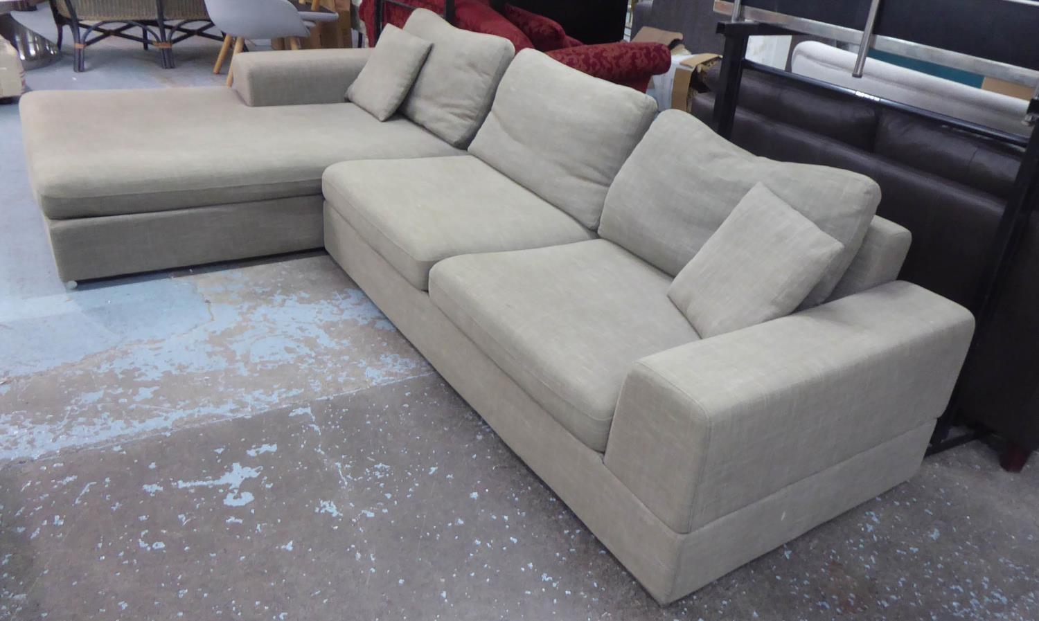 DWELL VERONA CORNER SOFA, in two sections, 315cm x 177cm. (with faults) - Image 2 of 4