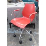 KARTELL MAUI SWIVEL DESK CHAIR, by Vico Magistretti, 90cm Approx.