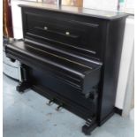 PIANO-BARS.COM "BLACK GOLD" LIGHT UP WINE BAR WITH WINE FRIDGE, bespoke made, with in built wine