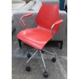 KARTELL MAUI SWIVEL DESK CHAIR, by Vico Magistretti, 90cm H approx.