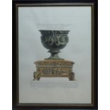 AFTER GIOVAN BATTISTA PIRANESI 'Antique Large Vases from Casa Lanti on the Gianicolo, Rome', a