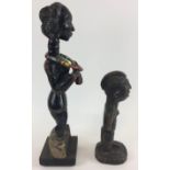 MENDE FEMALE FIGURE, Sierra Leone carved wood