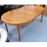 TROEDS EXTENDABLE DINING TABLE, by Nils Jonsson, vintage 1960's Swedish teak, 200cm x115cm x 74cm