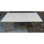 ATKIN & THYME STELLAR MARBLE LOW TABLE, 121cm x 61cm x 47cm.