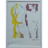 ANDY WARHOL, from the Love portfolio, lithograph, from Leo Castelli gallery, stamped on reverse,