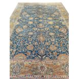 FINE TABRIZ HAJI JALLILY DESIGN CARPET, 261cm x 172cm.